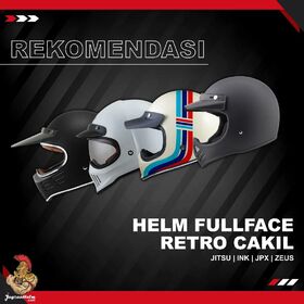 Rekomendasi Helm Fullface Retro Cakil